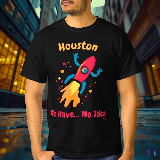 T-Shirt Bold Pop Art Fusée Espace (Créateur téléchargé)