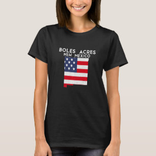 T-shirt BOLES ACRES USA State America Travel New Mexican N