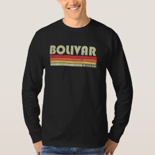 T-shirt Bolivar Mo Missouri Funny City Accueil Racines Rét