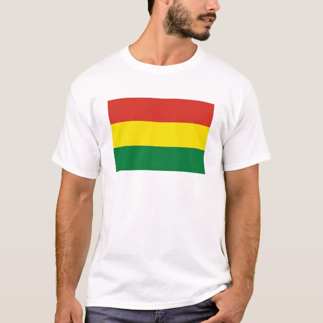 T-shirt Bolivia Flag T-Shirt, Patriotic T-Shirts, (Devant)