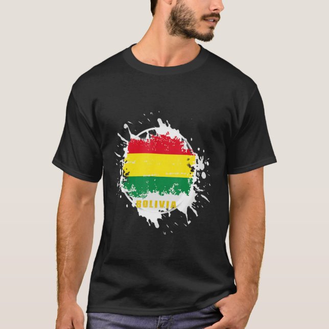 T-shirt Bolivia Splash (Devant)