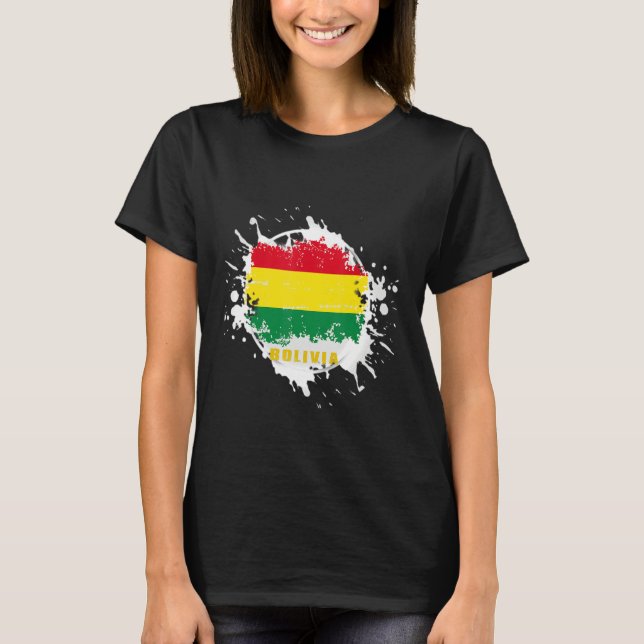 T-shirt Bolivia Splash (Devant)
