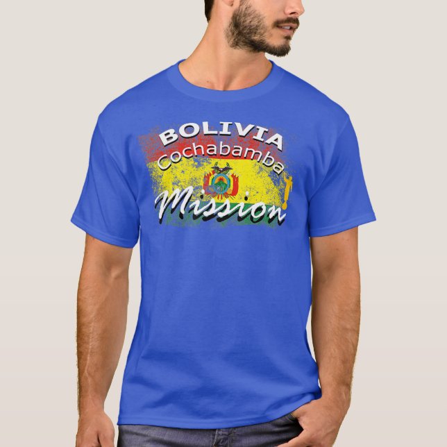 T-shirt Bolivie Cochabamba Mormon LDS Mission Missionnaire (Devant)