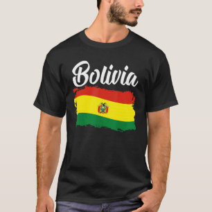 T-shirt Bolivie Drapeau patriotique bolivienne Pride racin