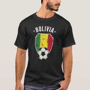 T-shirt Bolivie Football Bolivie Flag Football Fierté boli