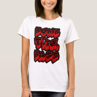 Bombardez la chemise basse de dubstep de filles