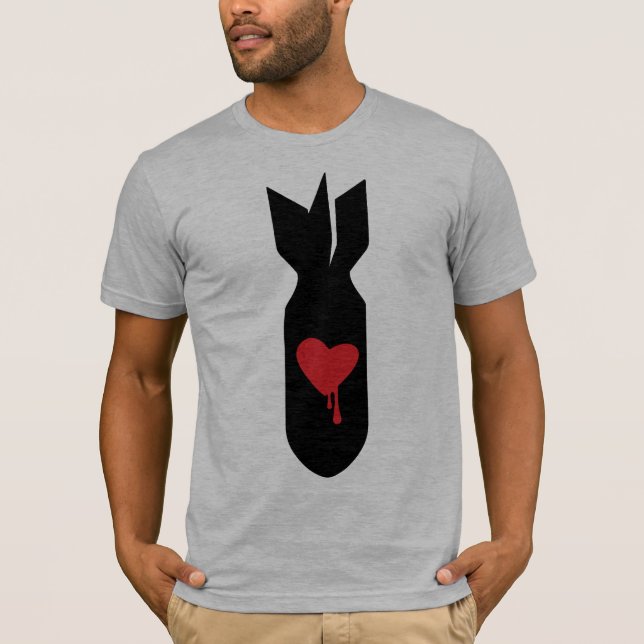 T-shirt Bombardier d'amour (Devant)