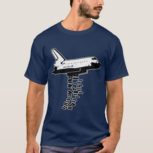 T-shirt Bombardier de navette (Devant)