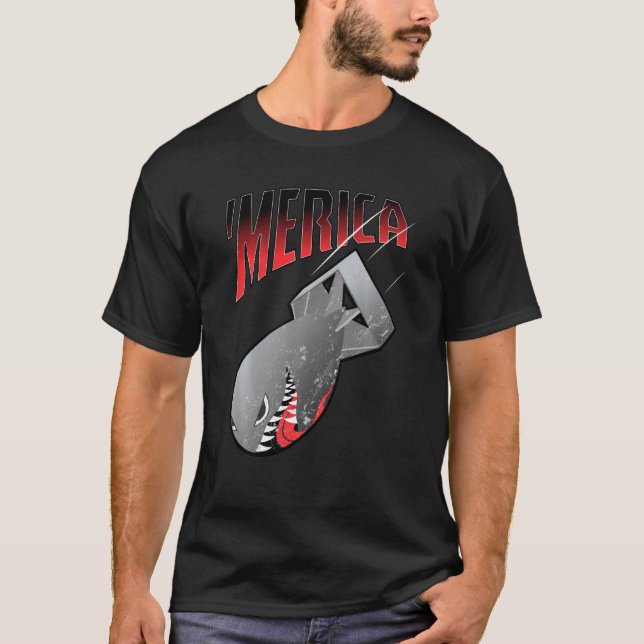 T-shirt Bombe Kfx Merica Da (Devant)