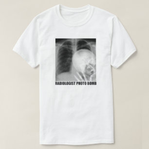 T-SHIRT BOMBE PHOTO RADIOLOGISTE