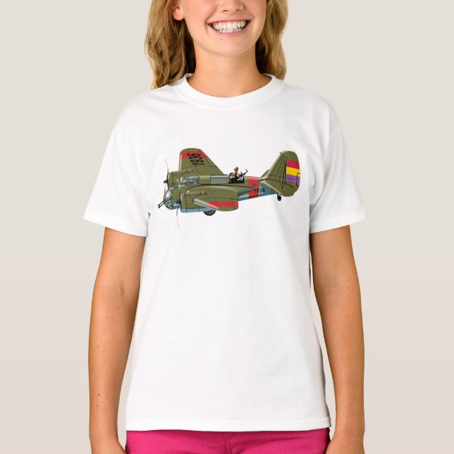 T-shirt Bombe rétro (Devant)