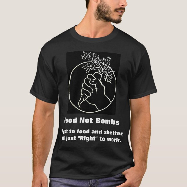 T-shirt bombes de nourriture pas (Devant)