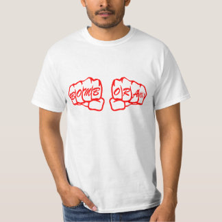 T-shirt Bombora frotte avec le poing le rouge