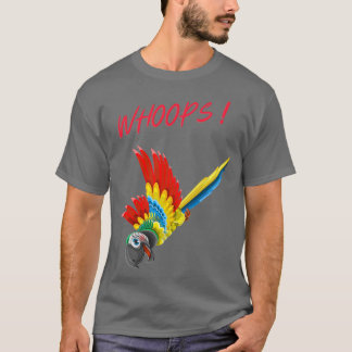 T-shirt BOMOBIS Drôle Conception de perroquet