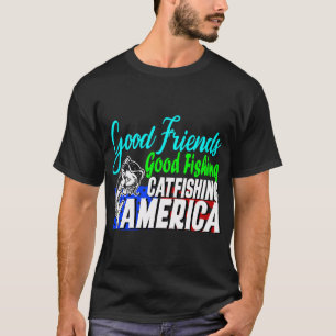 T-shirt Bon ami bonne pêche