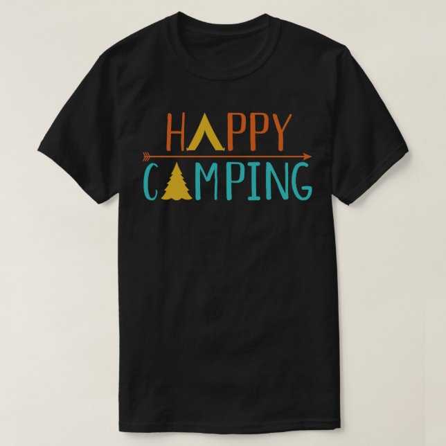 T-shirt Bon camping (Design devant)