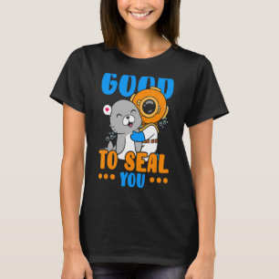 T-shirt Bon De Vous Sceller Sous-Marin Animal Biologie Mar