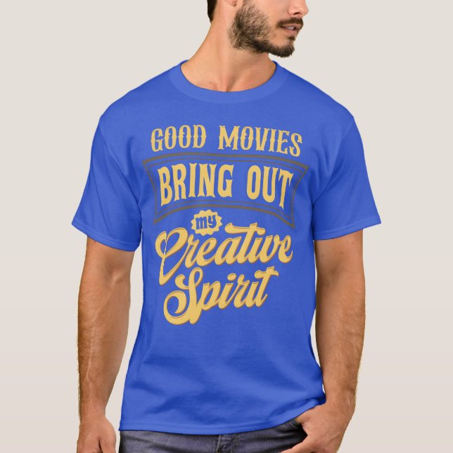 T-shirt Bon Films Sortir Mon Esprit Créatif don (Devant)