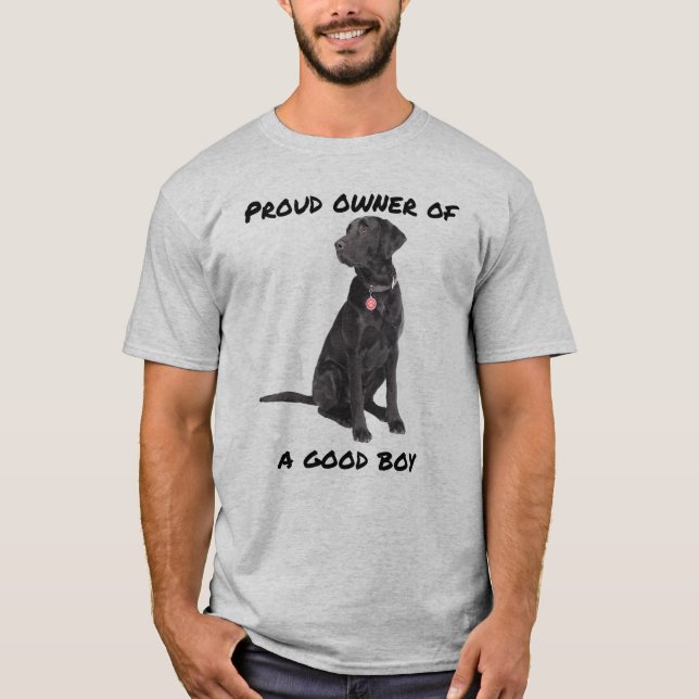 T-shirt Bon Garçon Black Lab (Devant)