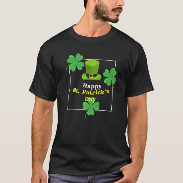 T-shirt Bon Jour de la Saint Patrick Drôle Laissez Les She (Devant)