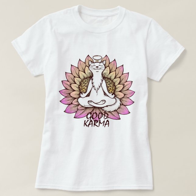 T-shirt Bon karma (Design devant)
