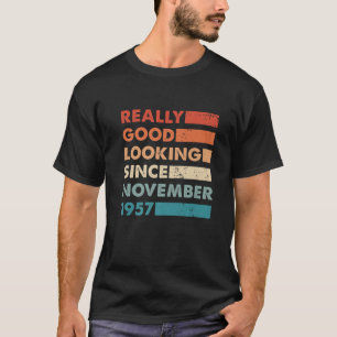 T-shirt Bon look depuis novembre 1957 Retro Vintage Bir