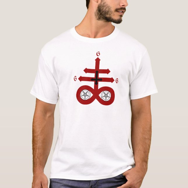 T-shirt Bon marché "666" chemise (Devant)