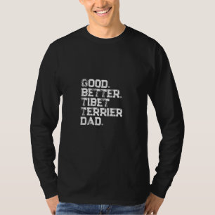 T-shirt Bon meilleur père Terrier tibétain homme