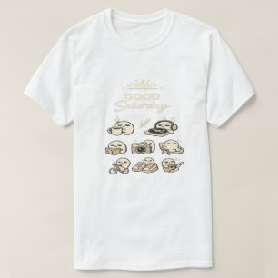 T-shirt BON SAMEDI Ambiance Cozy de Week-end LUNIO™ Mi