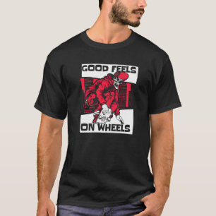T-shirt Bon Sens Sur Roues Skatergirl Skaterboy Skateboa
