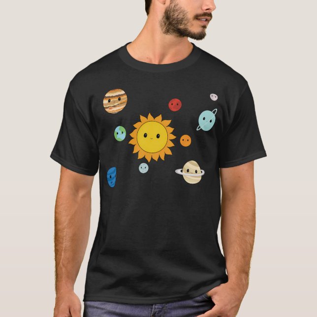 T-shirt Bon système solaire (Devant)