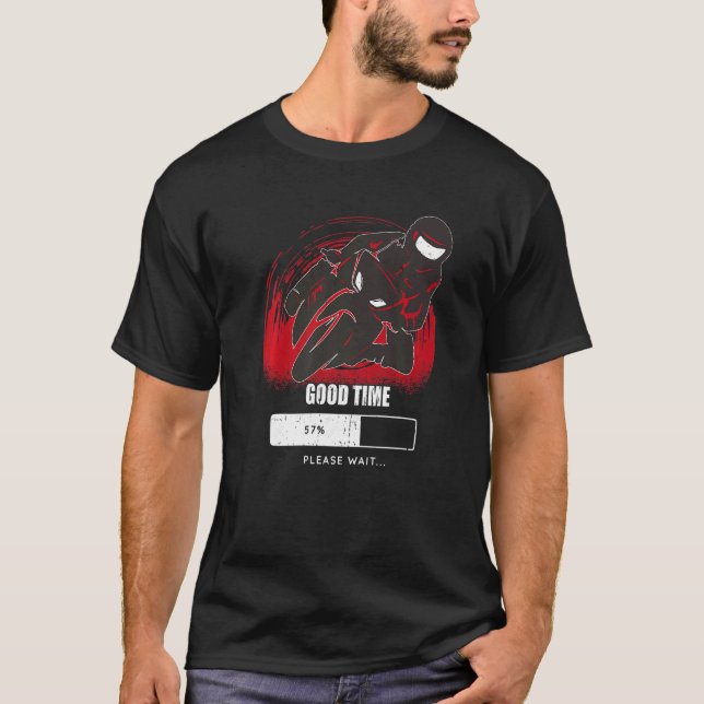 T-shirt Bon Temps Chargement Motorcycle équitation Motorcy (Devant)