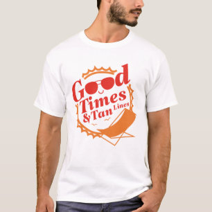 T-shirt Bon Temps Et Lignes De Tan