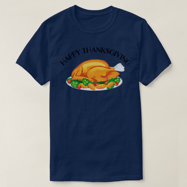 T-SHIRT BON THANKSGIVING 2 (Design devant)