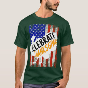 T-shirt Bon thanksgiving 2021 Célébrer Thanksgiving Din