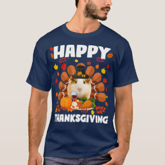 T-shirt Bon thanksgiving Drôle Cochon de Guinée (2)