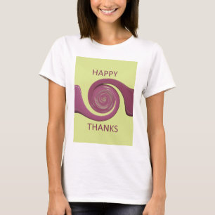 T-shirt Bon thanksgiving Golden Jaune tourbillon design.pn