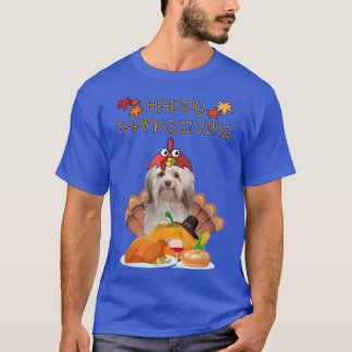T-shirt Bon thanksgiving Jour Havanais Cadeaux Chien Drôle