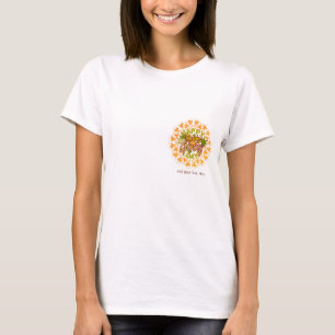T-shirt Bon thanksgiving moderne Foliage sans soudure Mand