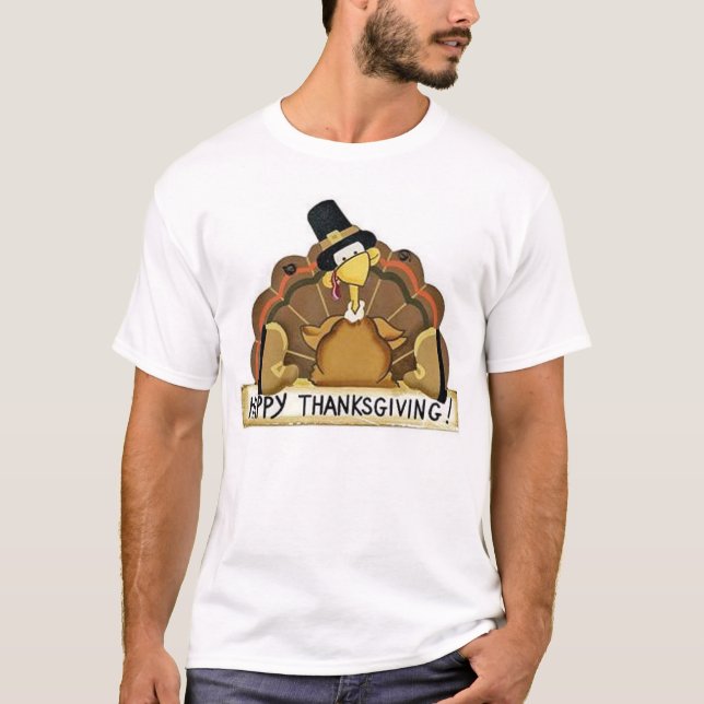 T-shirt Bon thanksgiving Turquie (Devant)