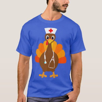 T-shirt Bon thanksgiving Turquie Nurse Nurse Nurse Outfit