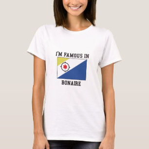 T-shirt Bonaire, drapeau