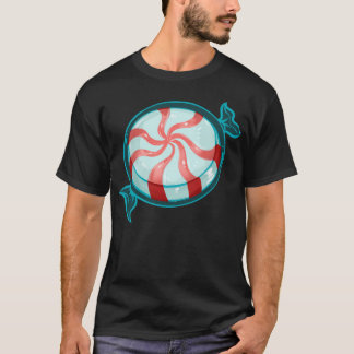T-shirt Bonbon à la menthe fine