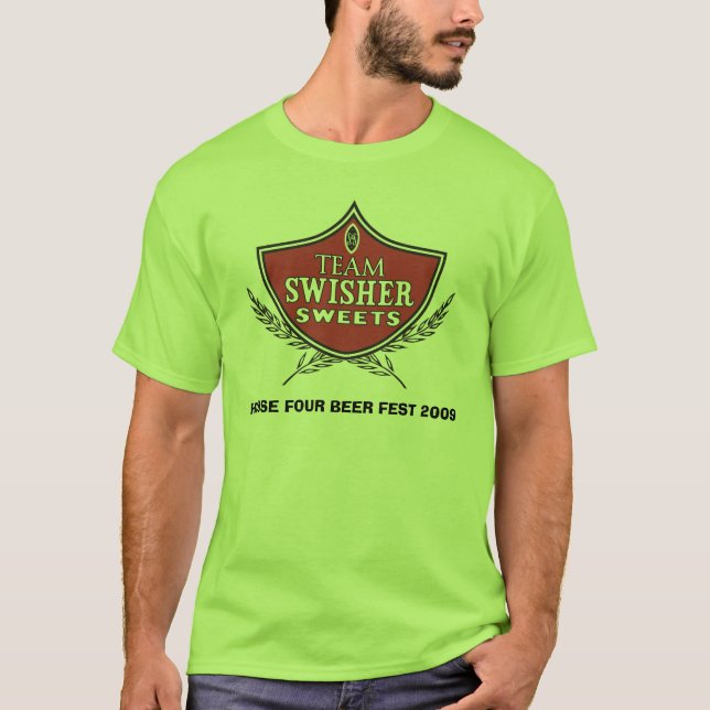 T-SHIRT BONBONS À L'ÉQUIPE SWISHER (Devant)