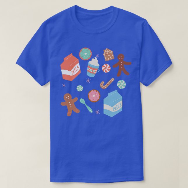 T-shirt Bonbons de Noël (Design devant)