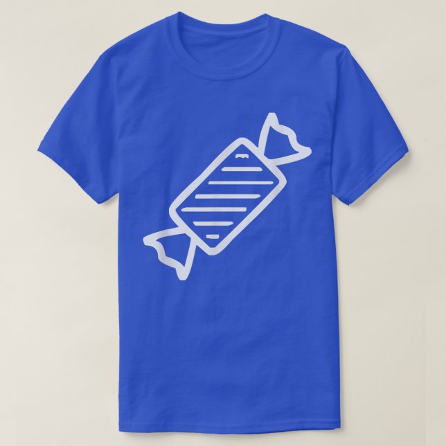 T-shirt Bonbons durs rayés 1562 (Design devant)