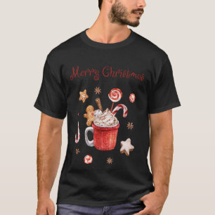 T-shirt Bonbons gâteaux Joyeux Noël