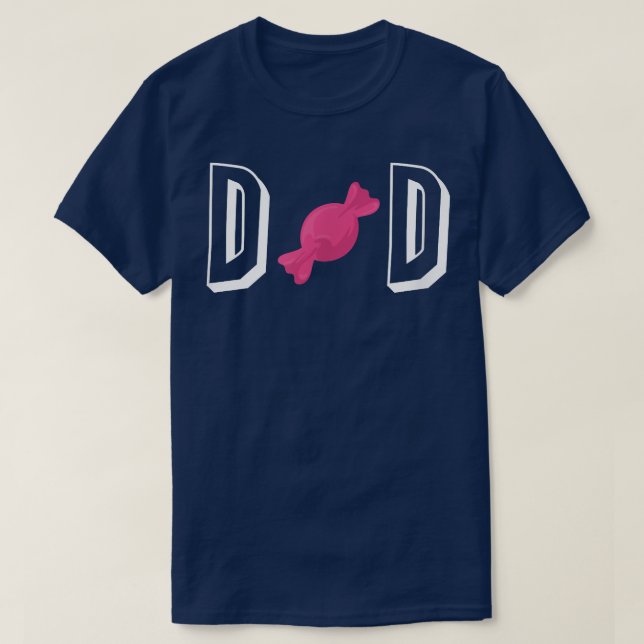 T-shirt Bonbons papa drôle Bonbons d'été (Design devant)