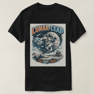T-shirt Bond lunaire : astronaute défiant la gravité