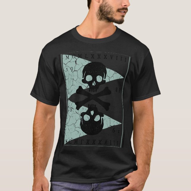 T-shirt Bones and Skulls Pirate (Devant)